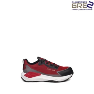 zapatilla de seguridad lavoro falcon red s3l sr esd metal free